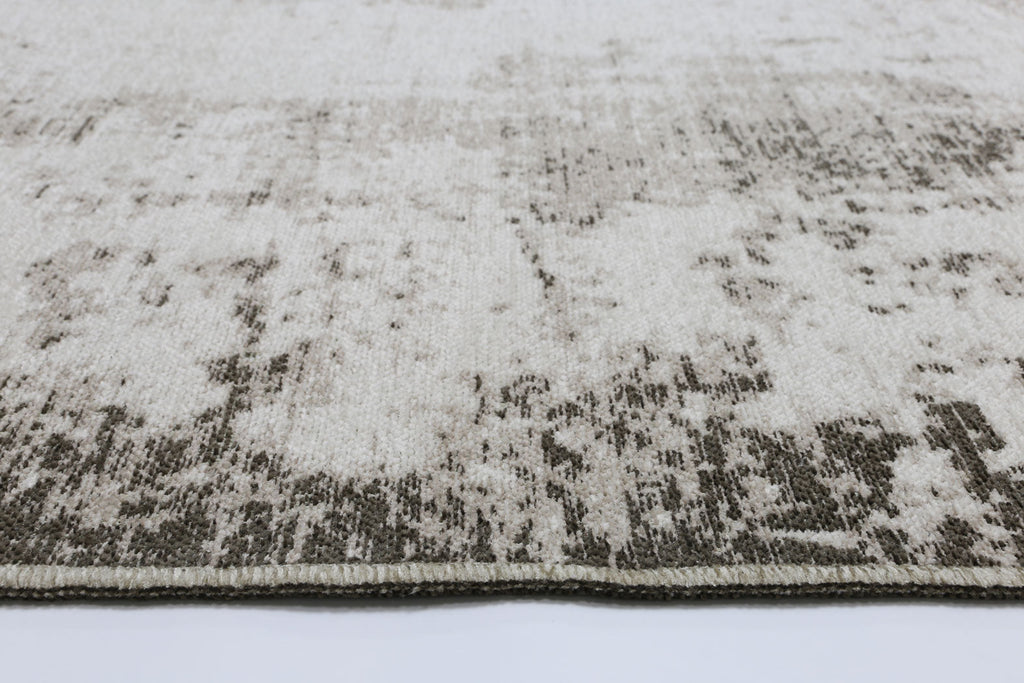 Rustic Faded Beige Abstract Rug - 6121 BEIG – view 4