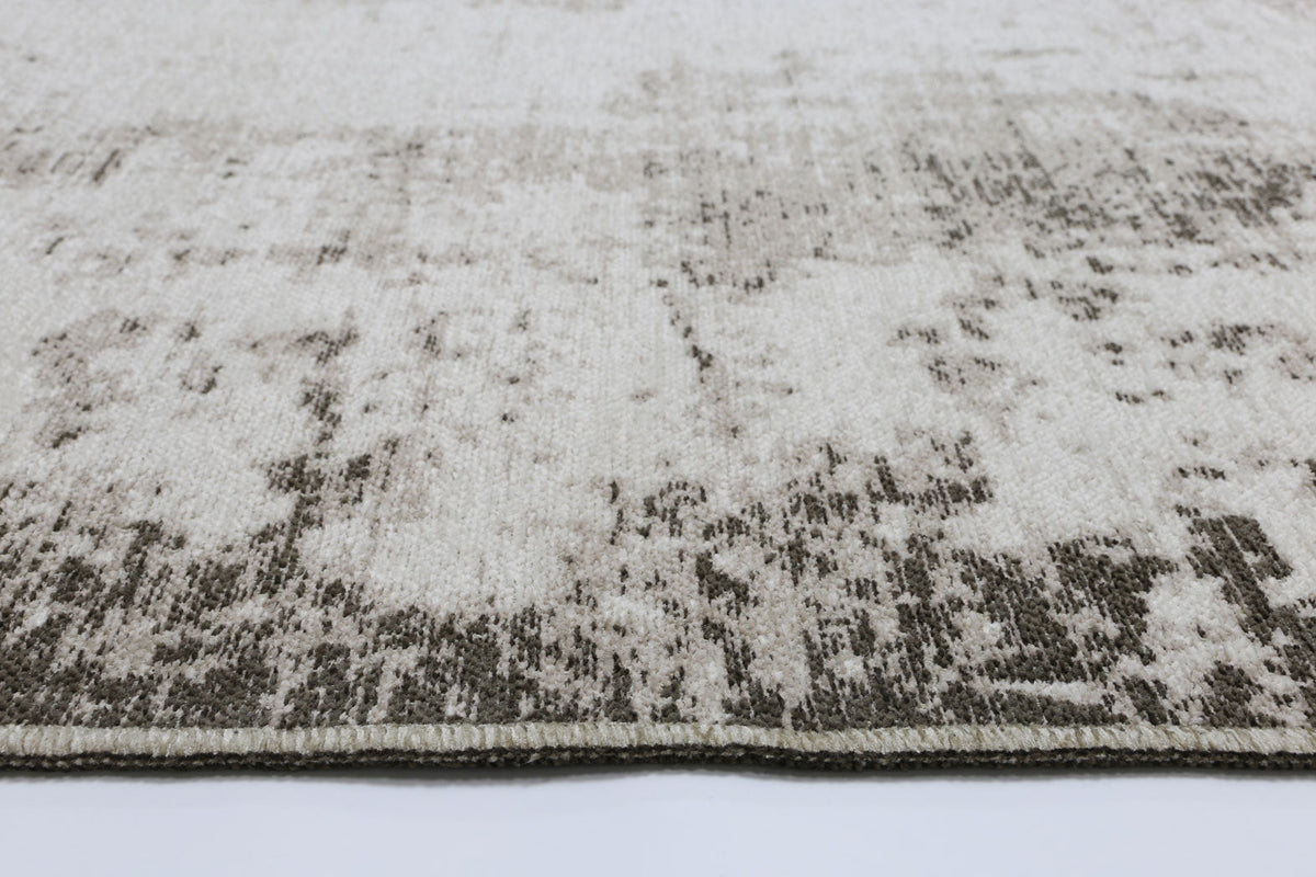 Rustic Faded Beige Abstract Rug - 6121 BEIG – view 4