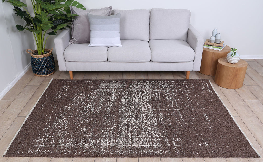 Rustic Homestead Beige & Cream Contemporary Rug - 6123 BEIG – view 7