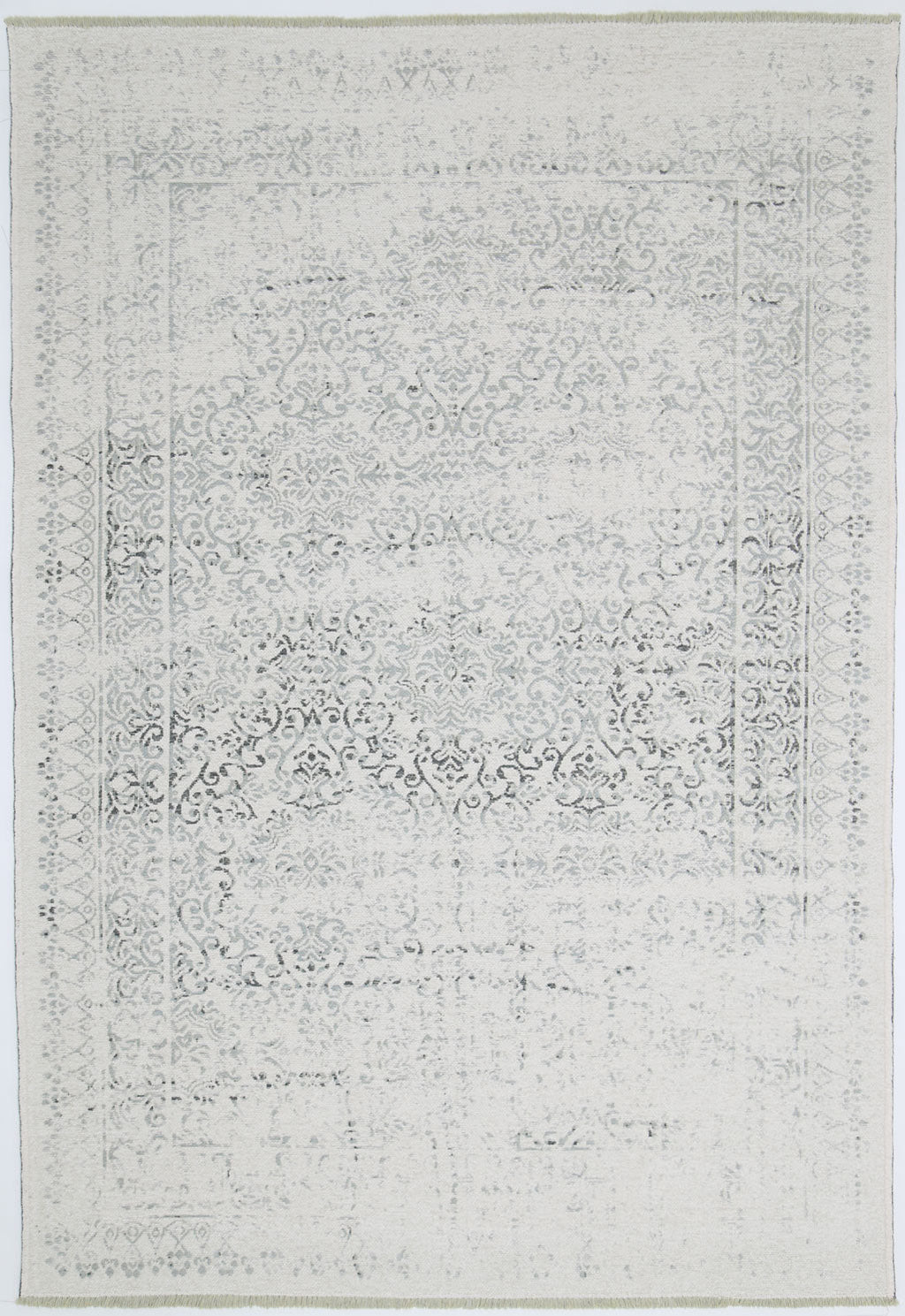 Rustic Homestead Grey & Ivory Contemporary Rug - 6123 GREY – view 2