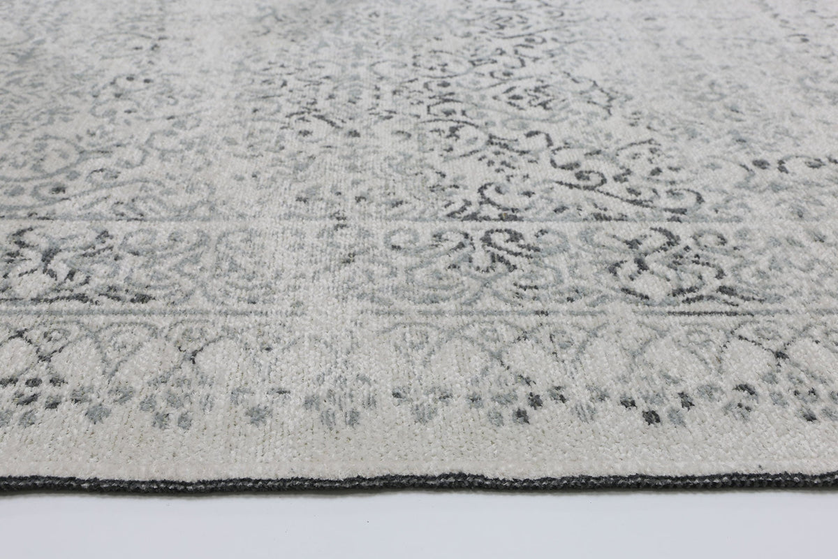 Rustic Homestead Grey & Ivory Contemporary Rug - 6123 GREY – view 8