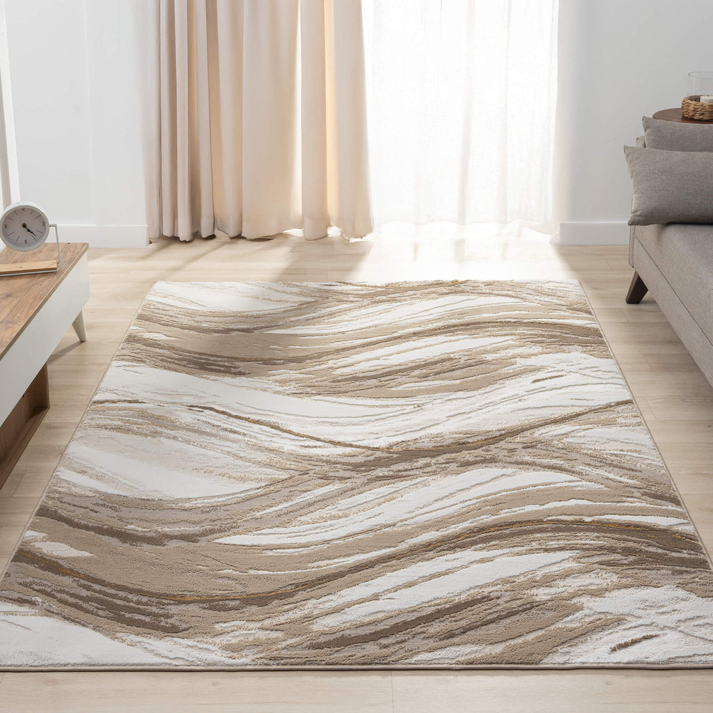 Relic 510 Gold Turkish Rug lifestyle view