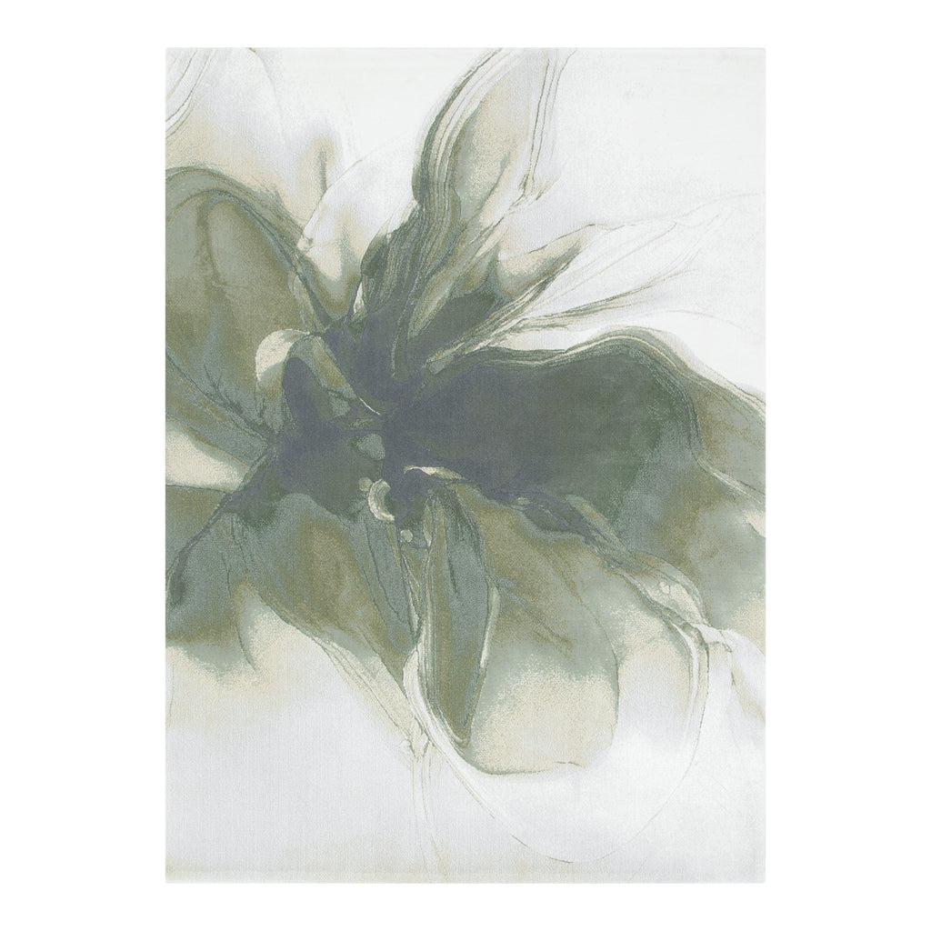 Sena S004 Green Abstract Rug – view 2