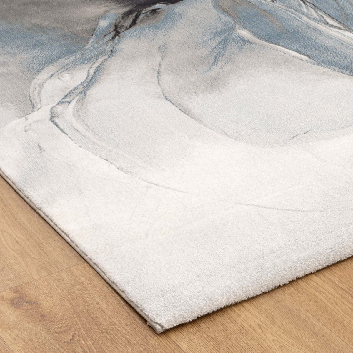 Sena S005 Blue Modern Turkish Rug - detail 2