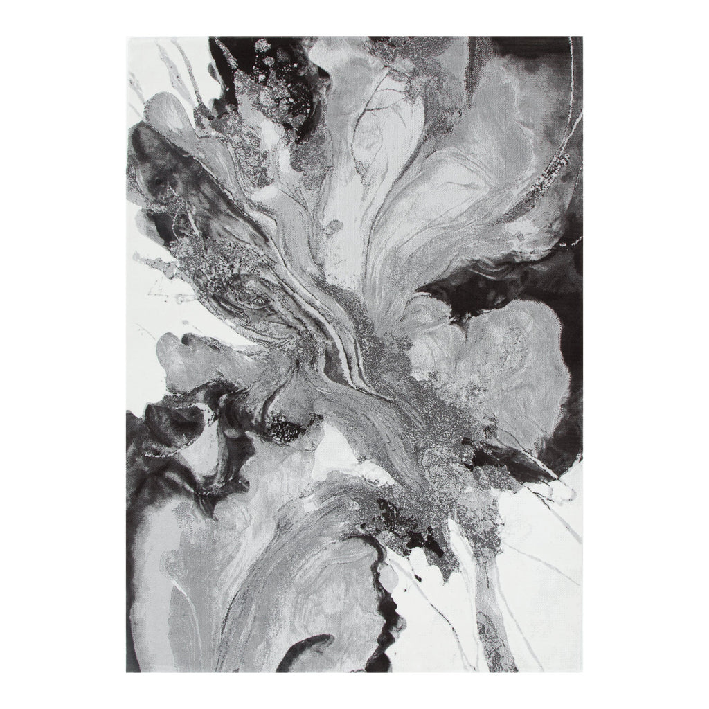 Sena S007 Grey Abstract Rug – view 2
