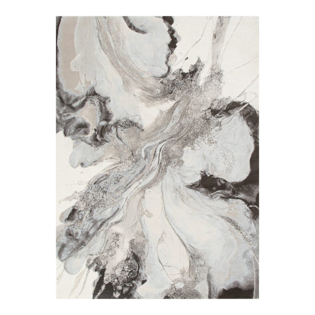 Sena S008 Beige Grey Abstract Rug – view 2