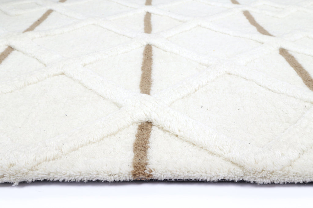 Sonet S1 Brown Wool Tribal Rug – view 4