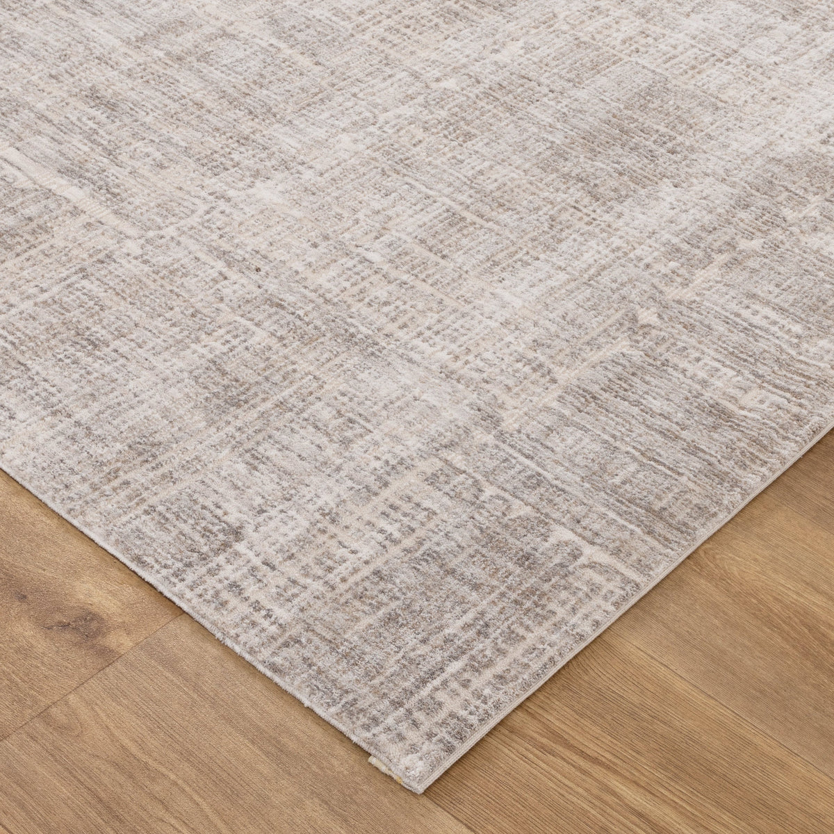 Solenne Cream-Gray Abstract Rug - S500 – view 3