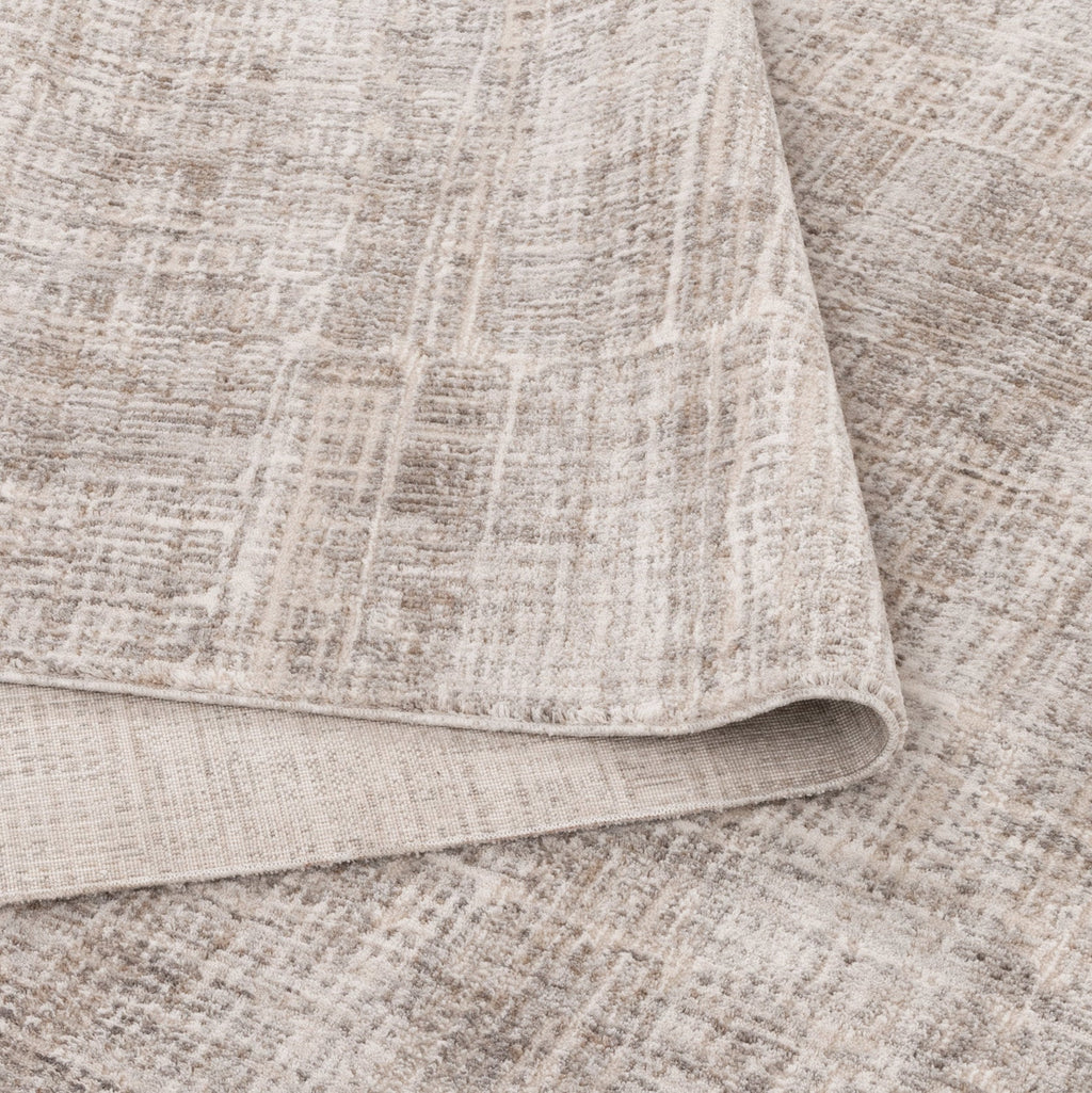 Solenne Cream-Gray Abstract Rug - S500 – view 4
