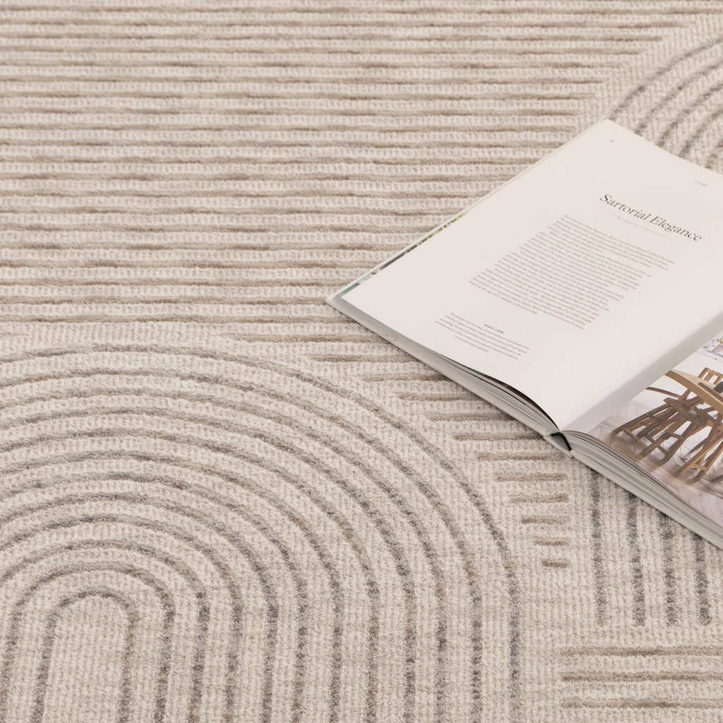 Solenne S902 Neutral Arches Rug – view 5