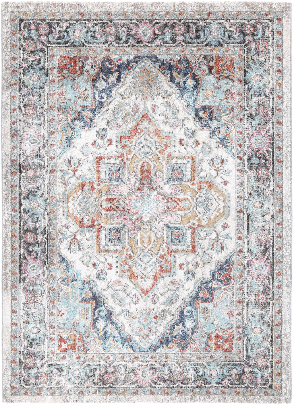 Salsa Yanet Ivory & Multi Rug - SALS05 – view 2