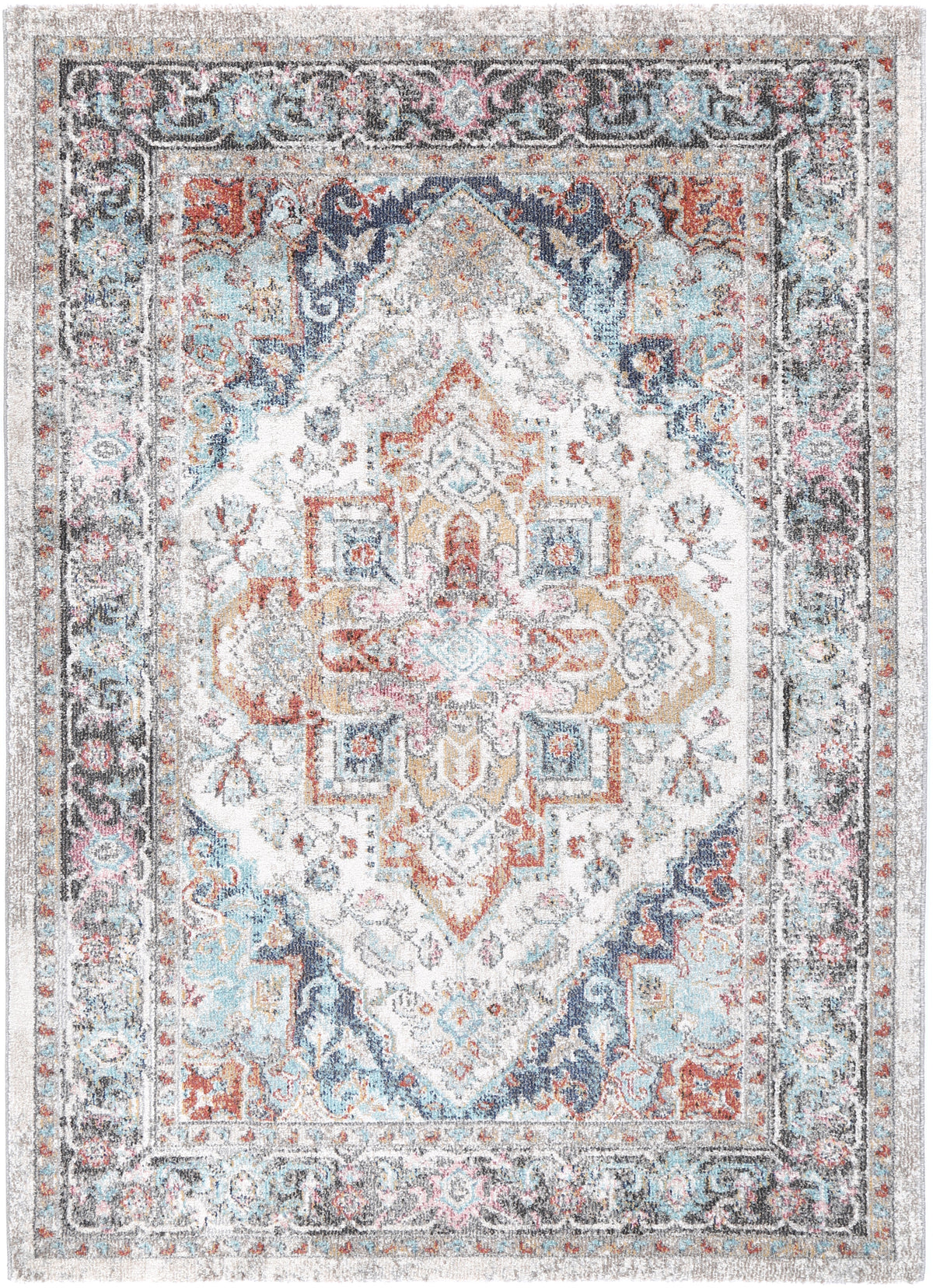 Salsa Yanet Ivory & Multi Rug - SALS05 – view 2