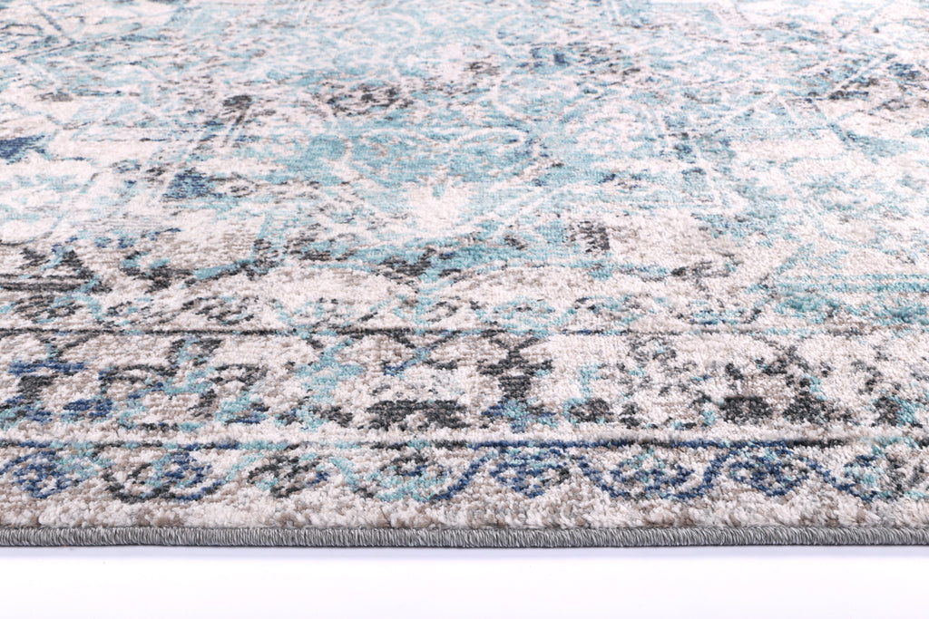 Salsa Adrianita Ivory & Blue Transitional Rug - SALS07 – view 3