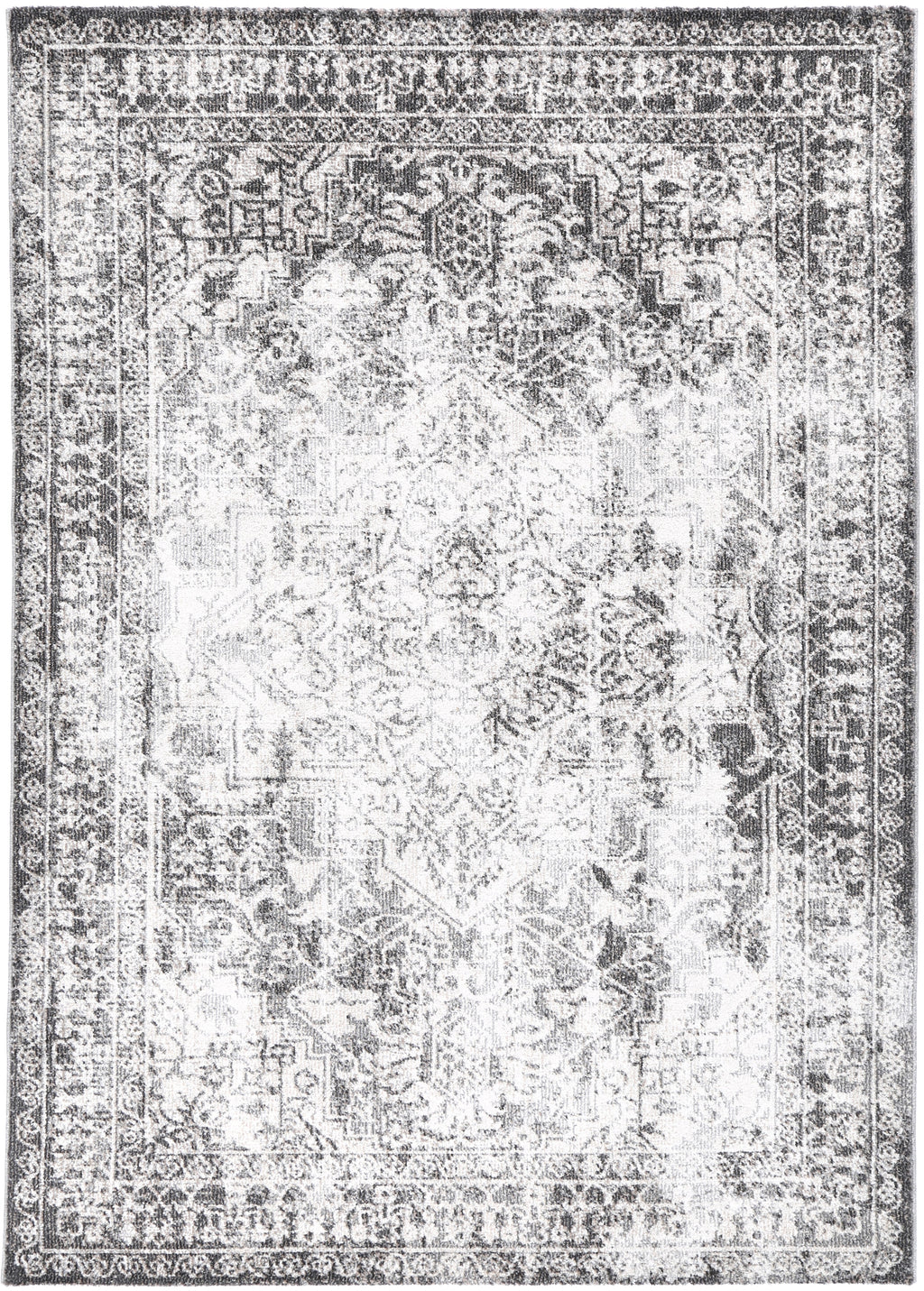 Salsa Carine Ivory & Grey Transitional Rug - SALS08 – view 2