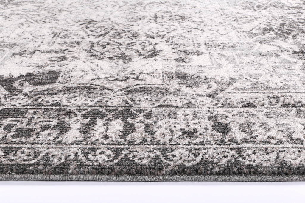 Salsa Carine Ivory & Grey Transitional Rug - SALS08 – view 6