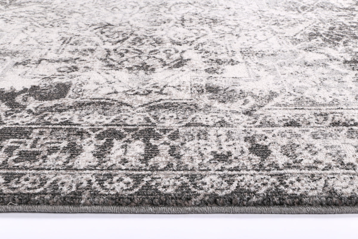 Salsa Carine Ivory & Grey Transitional Rug - SALS08 – view 6