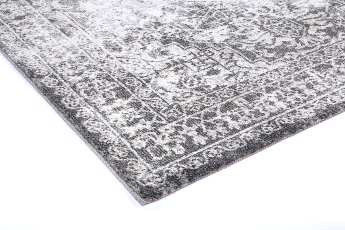 Salsa Carine Ivory & Grey Transitional Rug - SALS08 – view 7