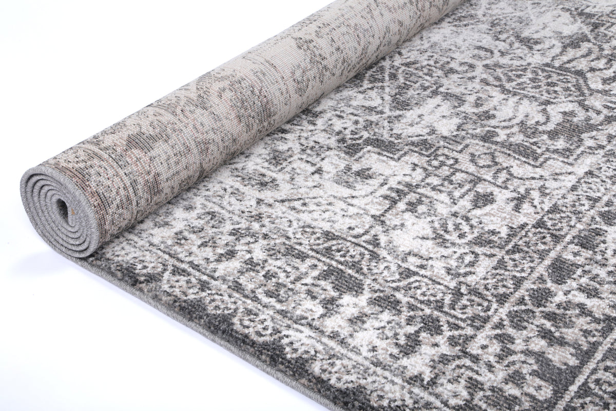Salsa Carine Ivory & Grey Transitional Rug - SALS08 – view 3