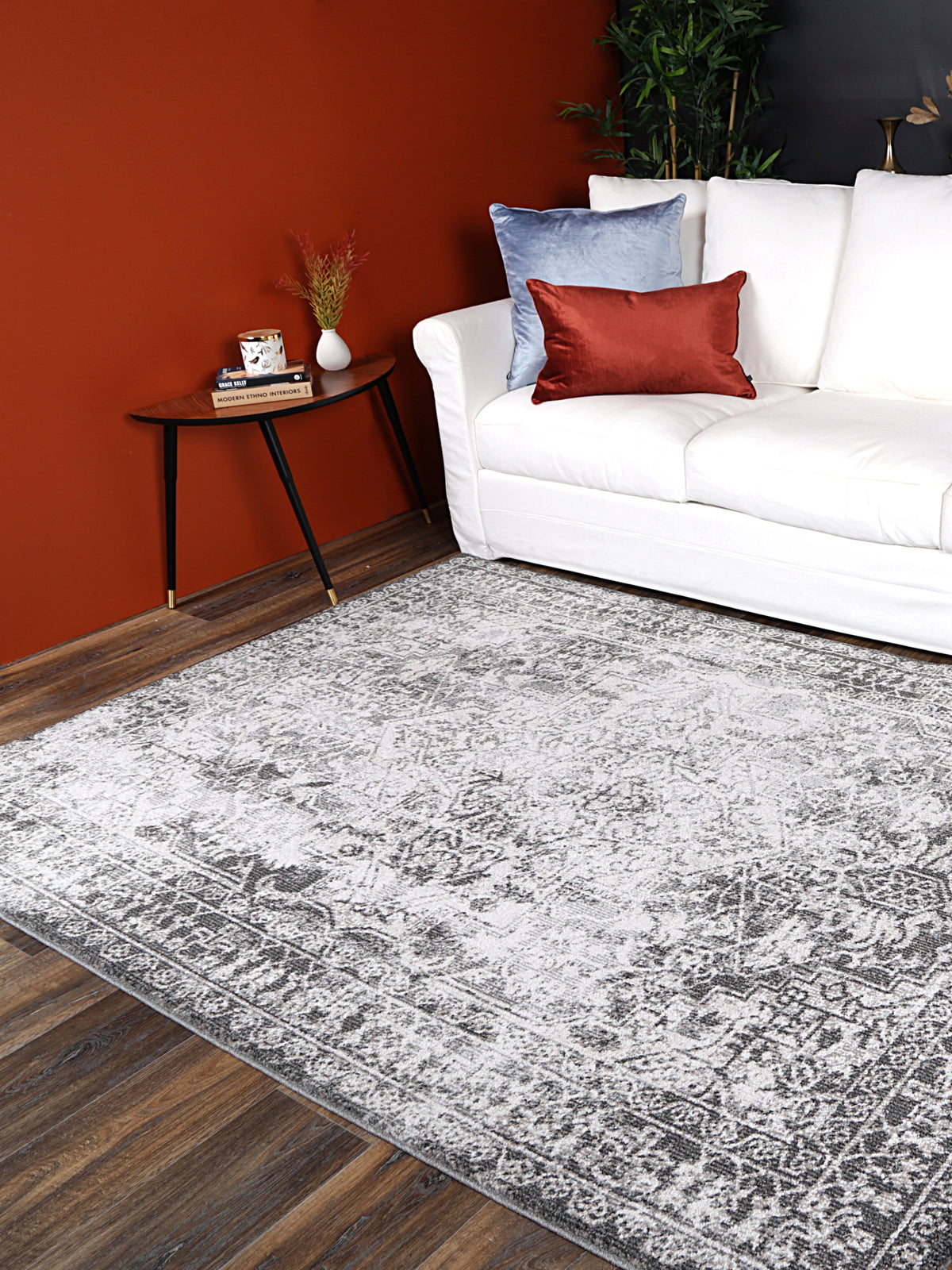 Salsa Carine Ivory & Grey Transitional Rug - SALS08 – view 4