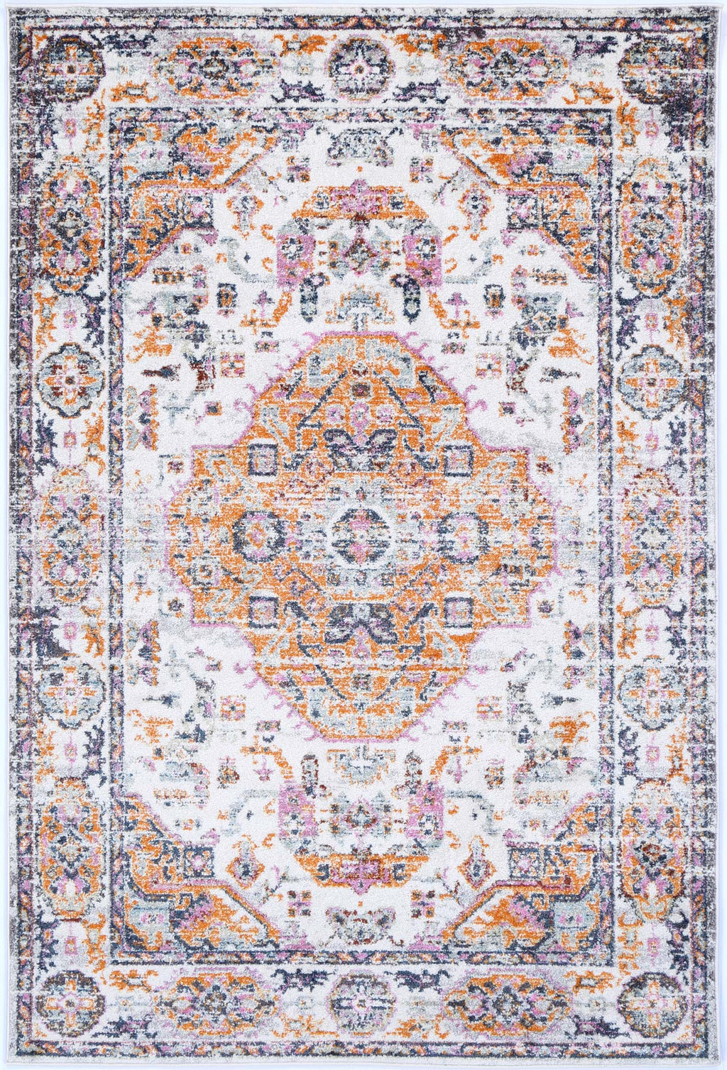 Santa Fe Medallion Rustic Rug - Sant03 – view 2