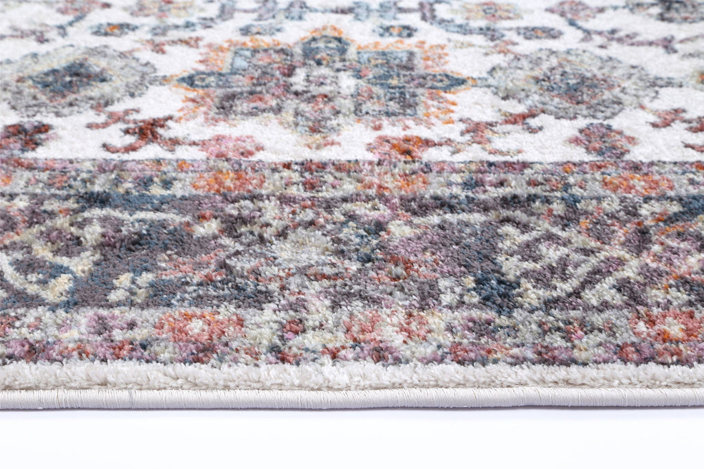 Santa Fe Camino Border Cream Rug - Sant05 – view 3