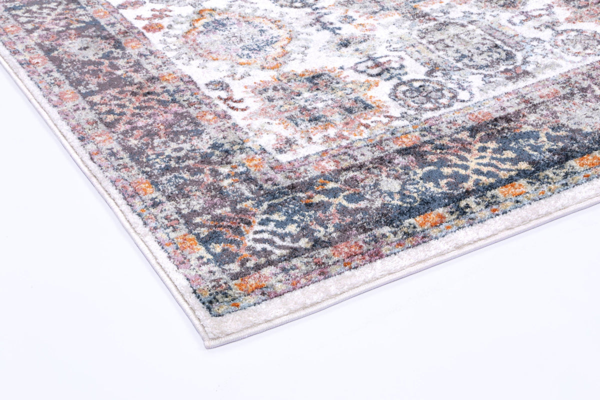 Santa Fe Camino Border Cream Rug - Sant05 – view 4