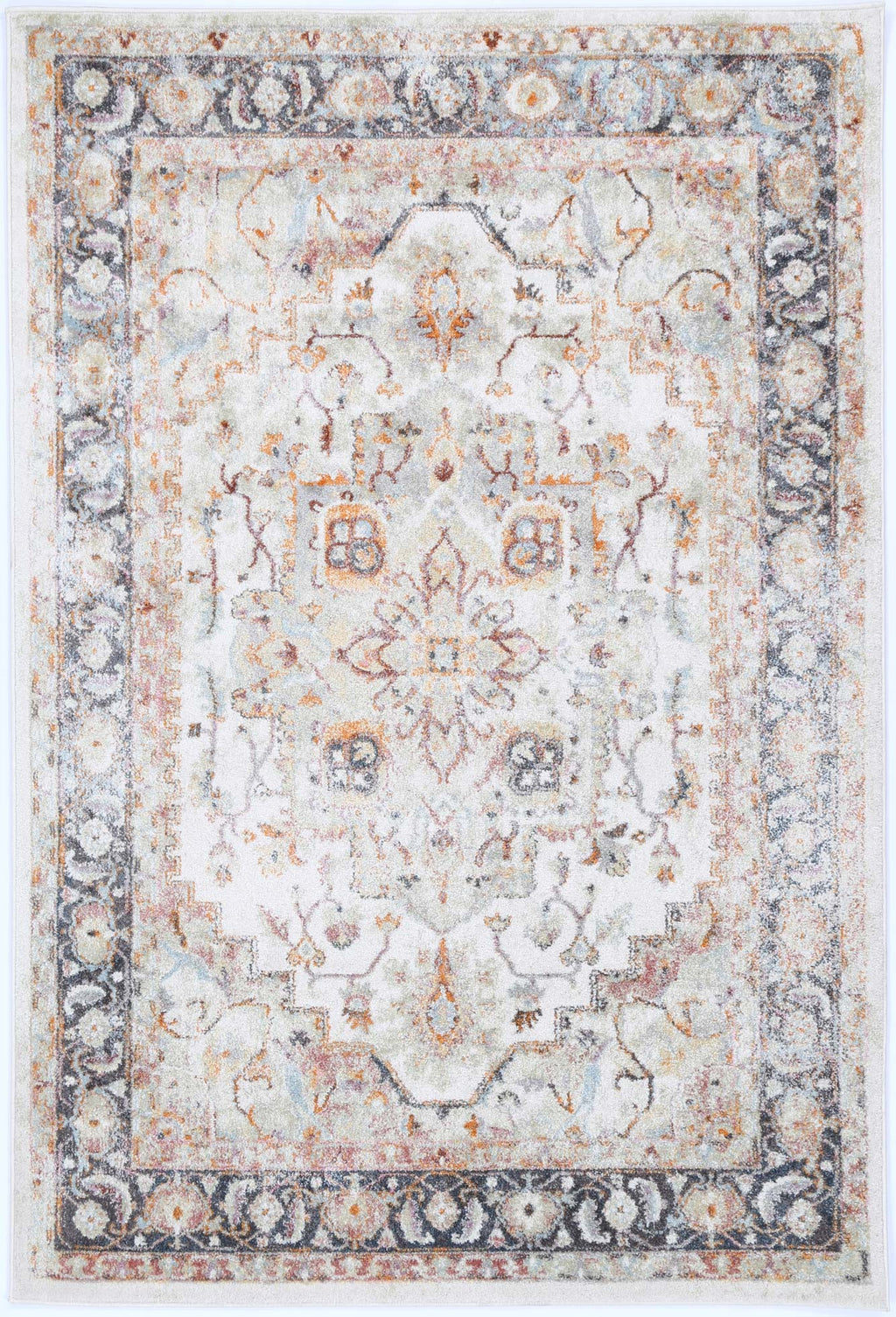 Santa Fe Morelia Vintage Cream Rug - Sant08 – view 2