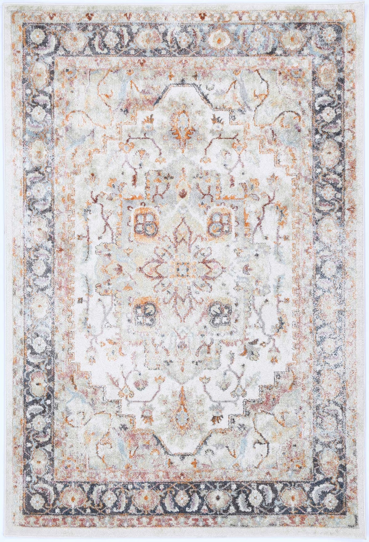 Santa Fe Morelia Vintage Cream Rug - Sant08 – view 2