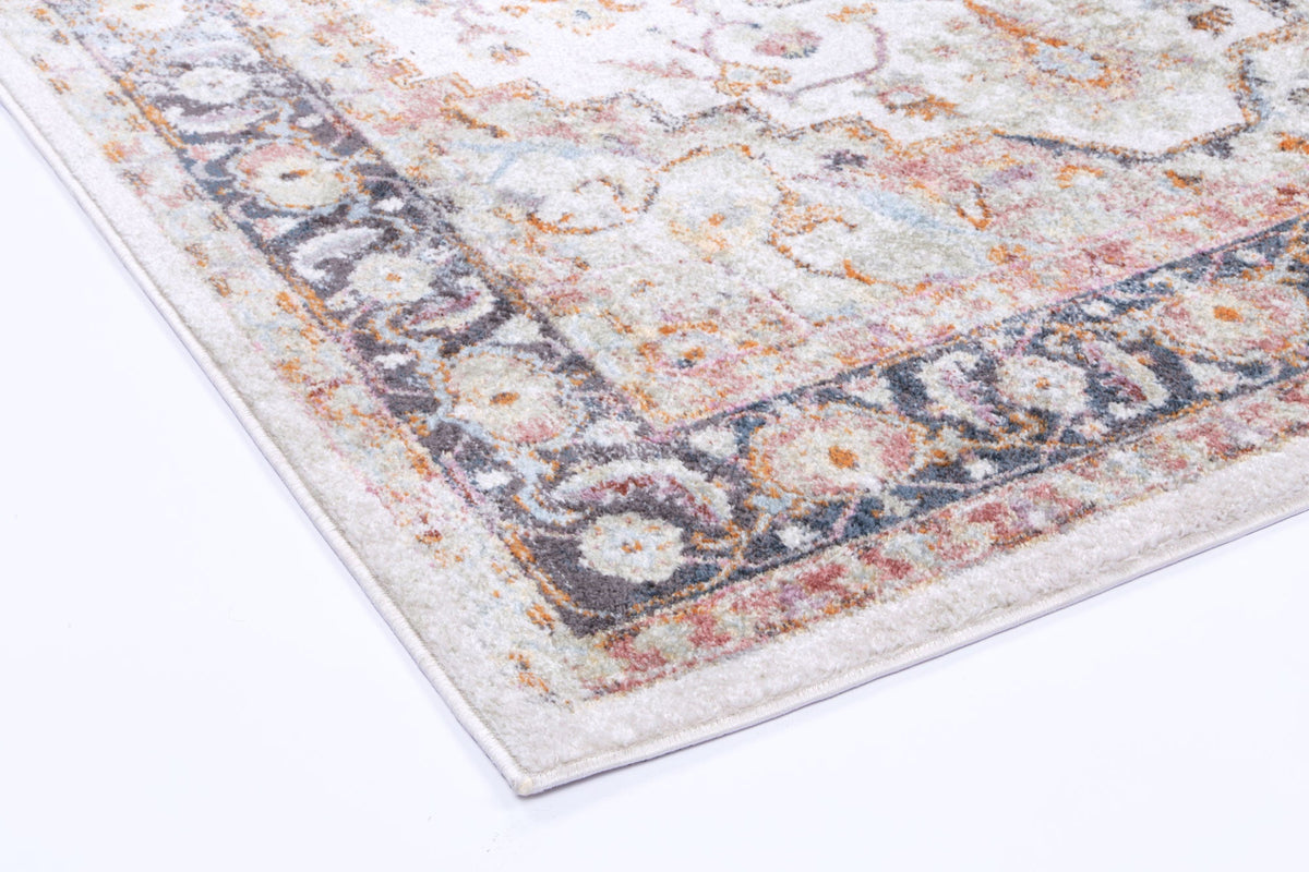 Santa Fe Morelia Vintage Cream Rug - Sant08 – view 4