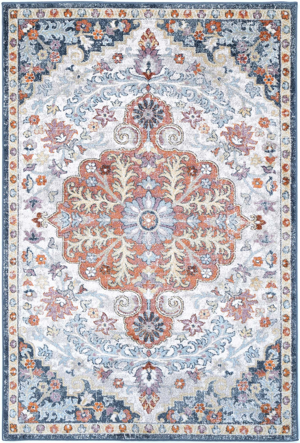 Santa Fe Morelia Vintage Multi Rug - Sant009 – view 2
