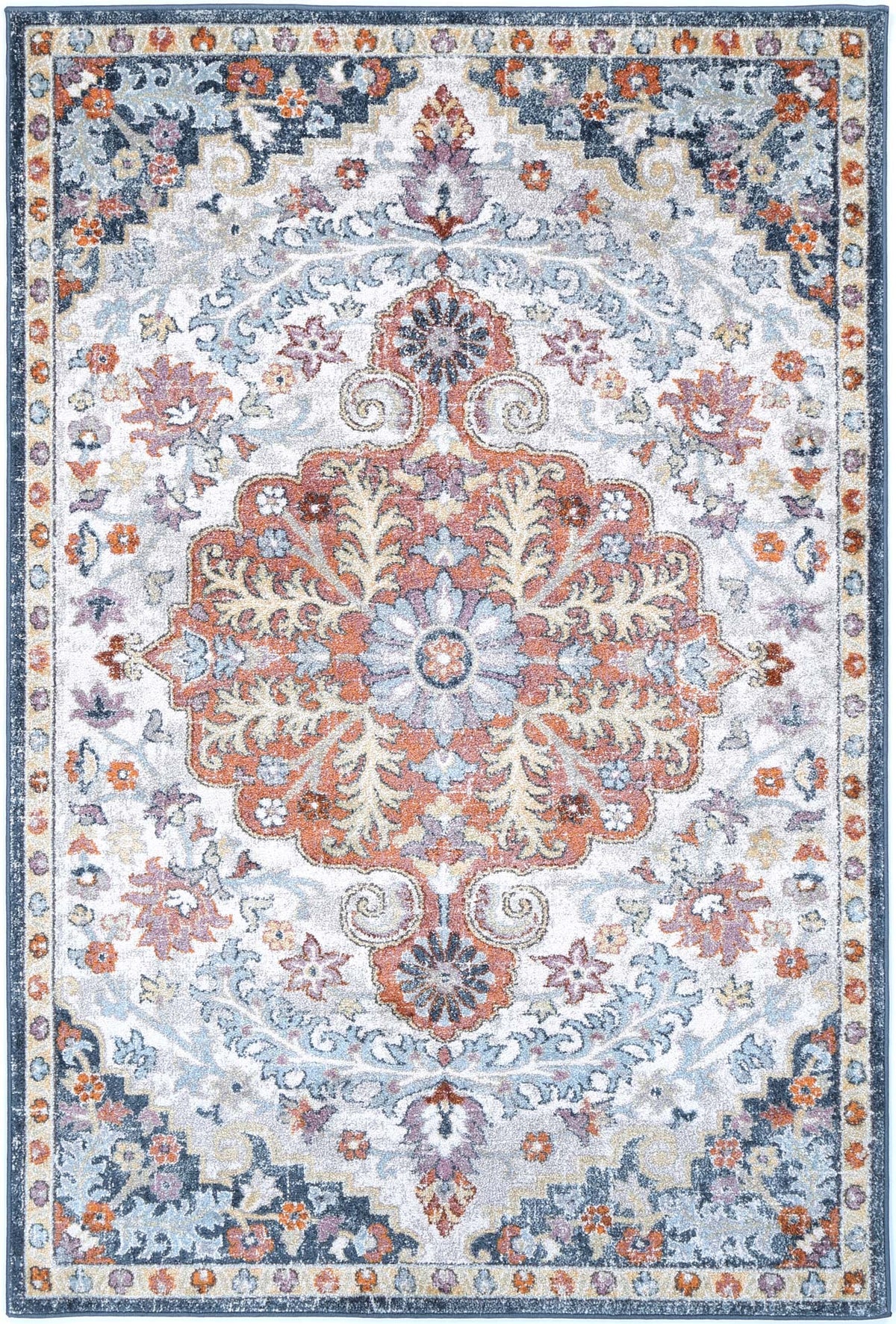 Santa Fe Morelia Vintage Multi Rug - Sant009 – view 2