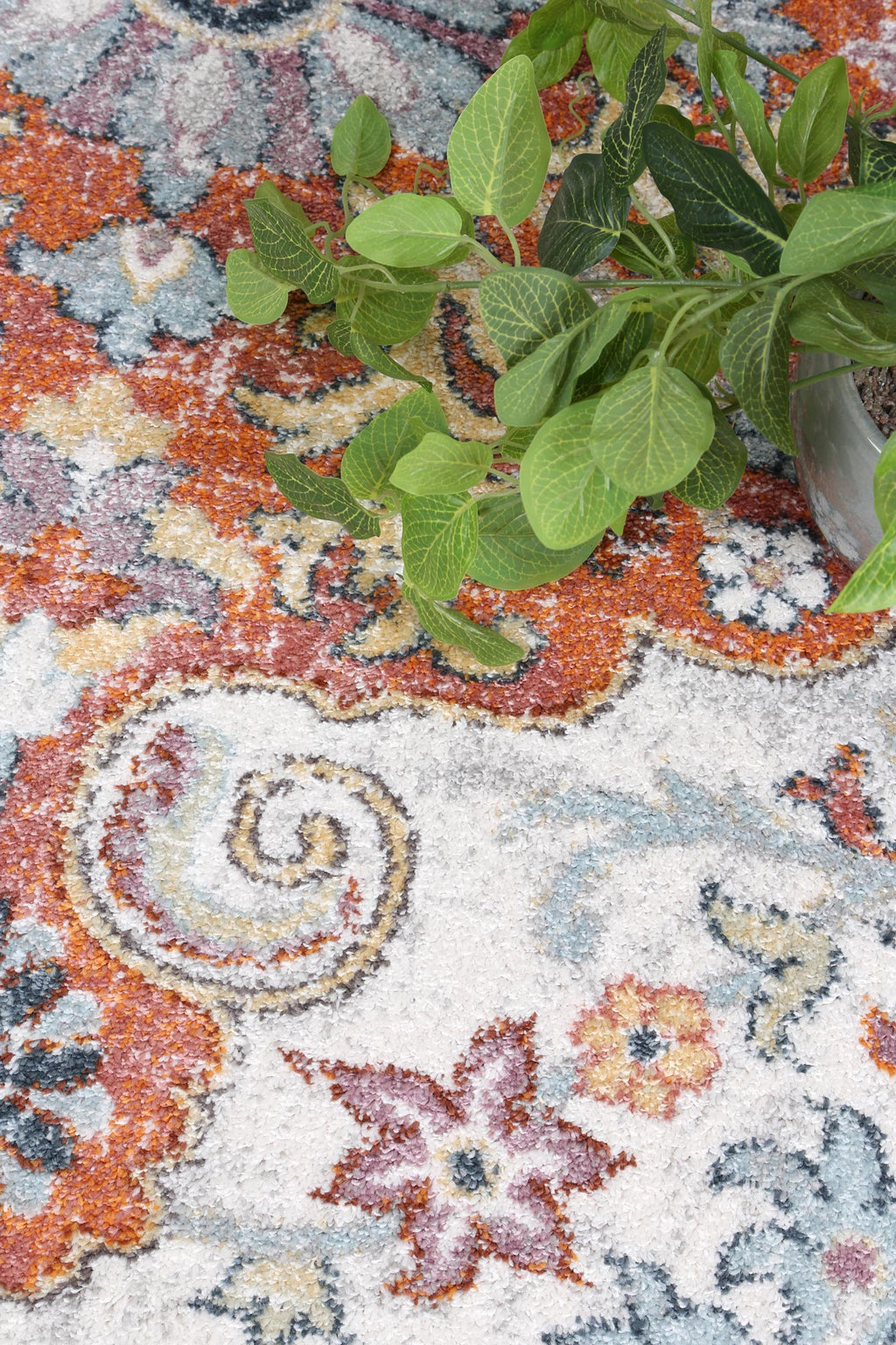 Santa Fe Morelia Vintage Multi Rug - Sant009 – view 6