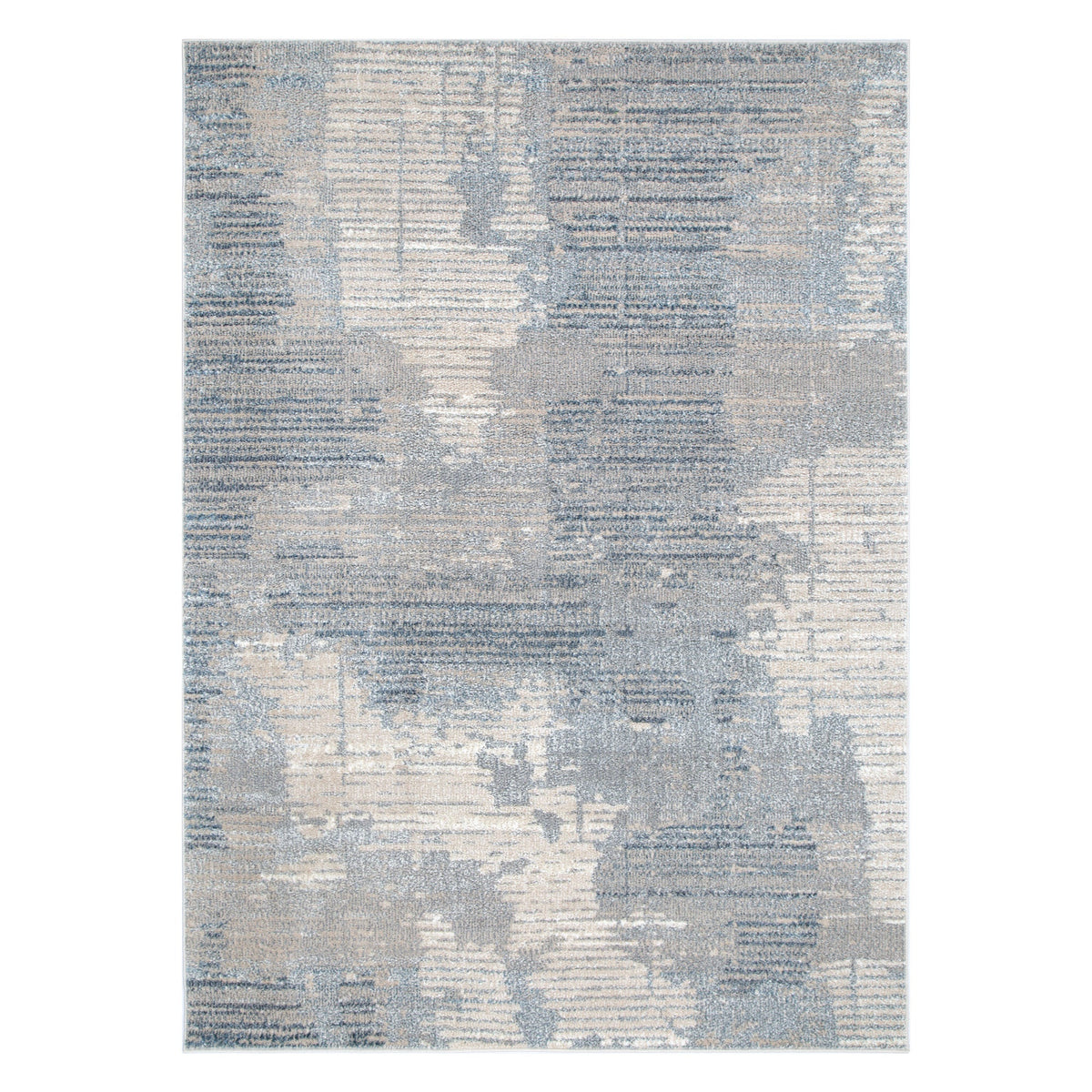 Santana Abstract Blue Rug - SANTA03 – view 2
