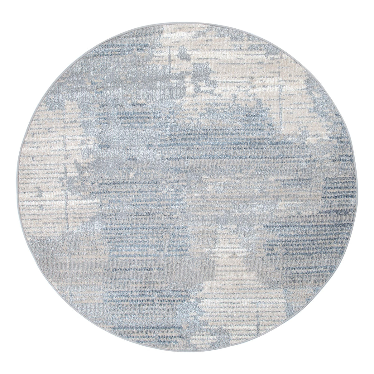 Santana Abstract Blue Rug - SANTA03 – view 6