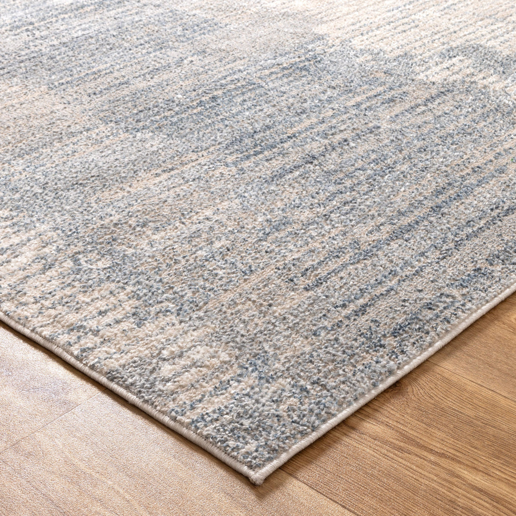 Santana Abstract Blue Rug - SANTA03 – view 3
