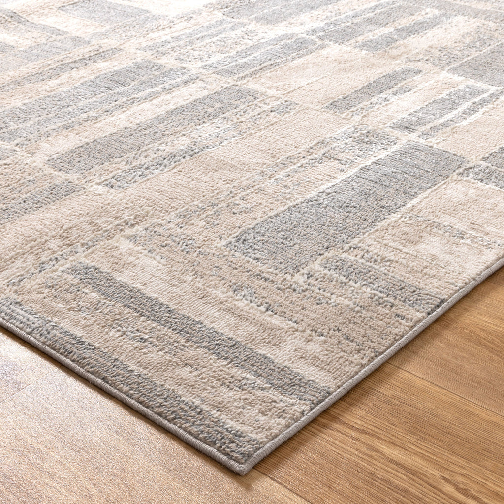 Santana Tetris Neutral Rug - SANTA04 – view 3