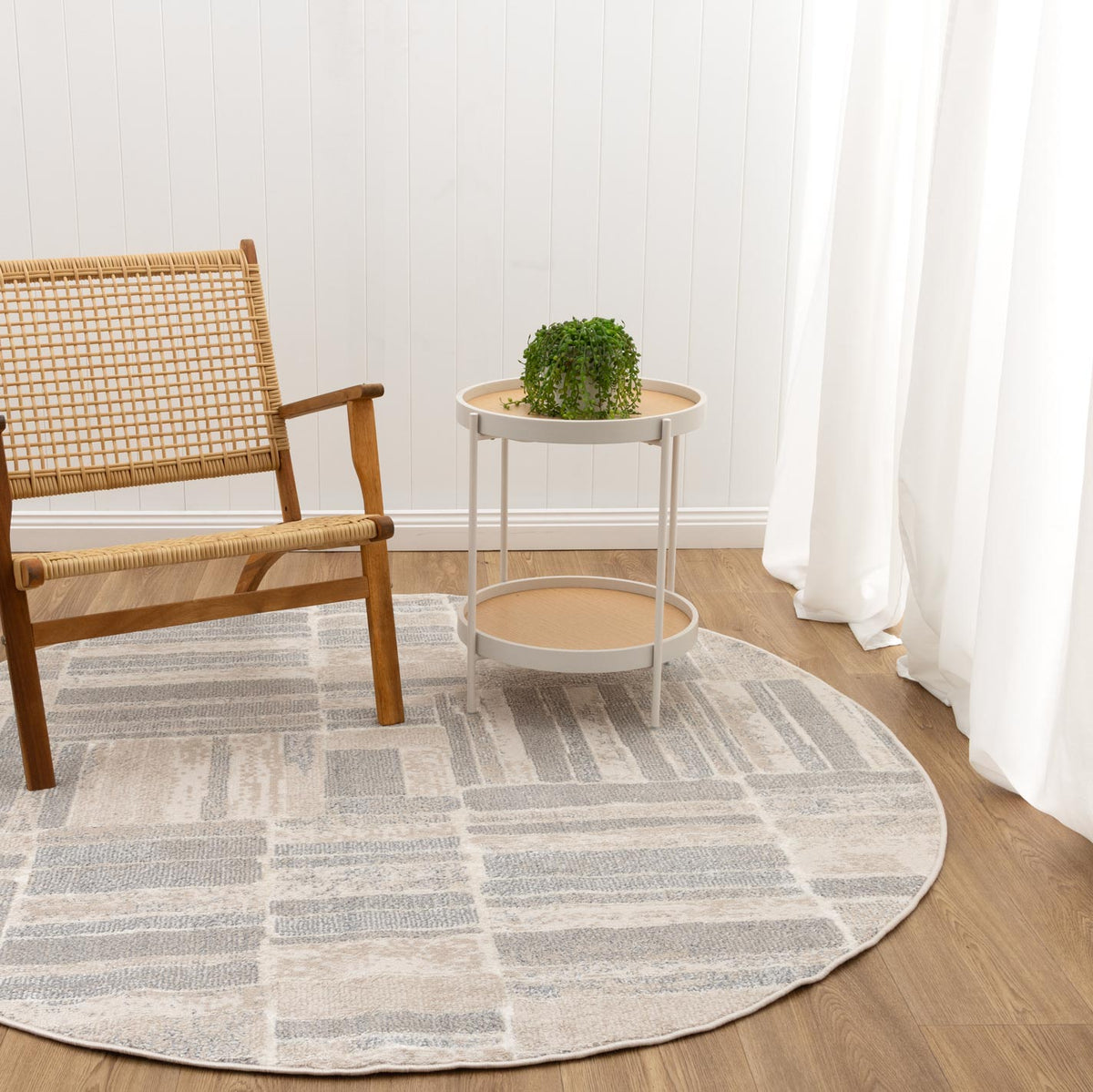 Santana Tetris Neutral Rug - SANTA04 – view 6