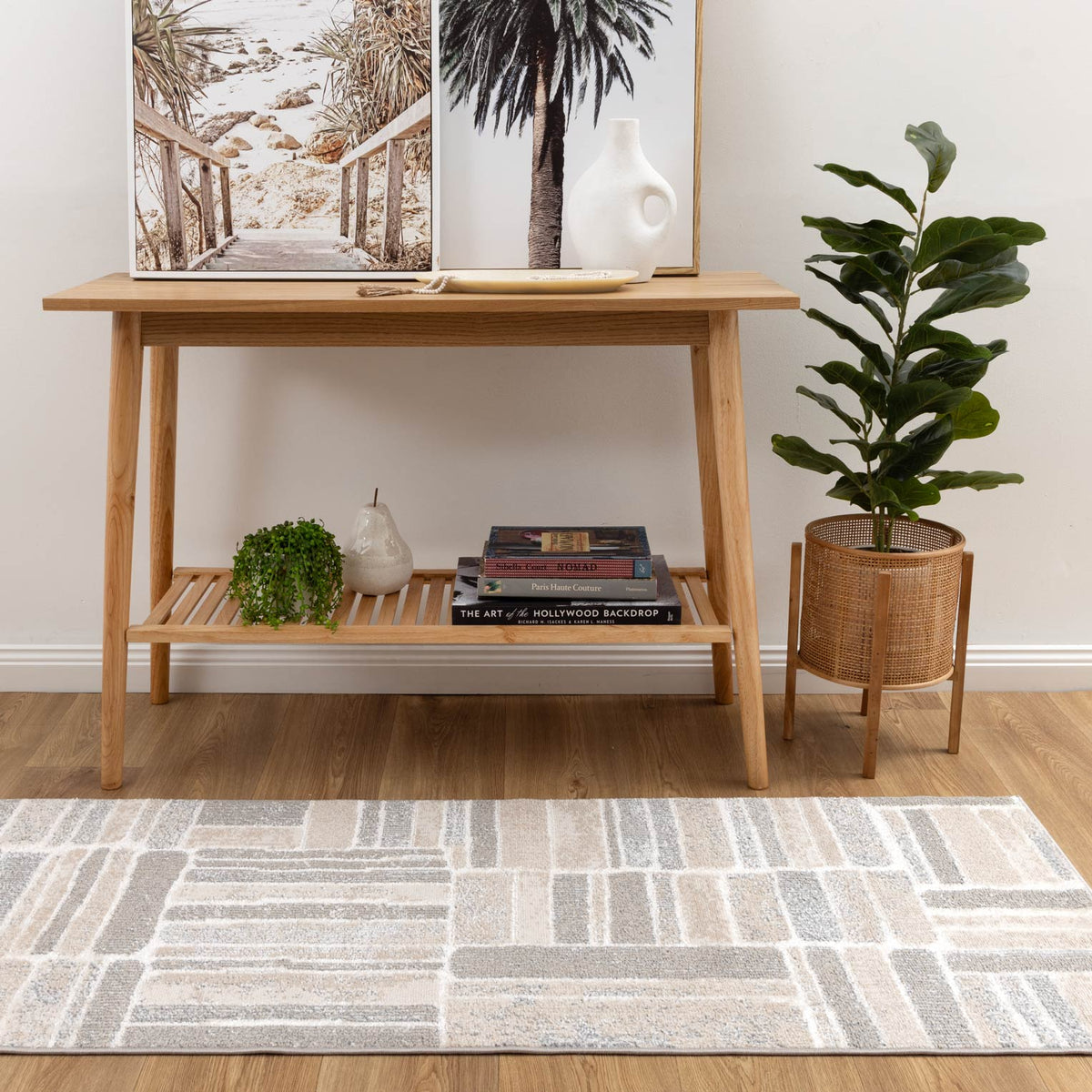 Santana Tetris Neutral Rug - SANTA04 – view 10