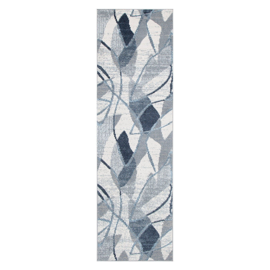 Santana Rhythm Grey Blue Rug - SANTA07 – view 6