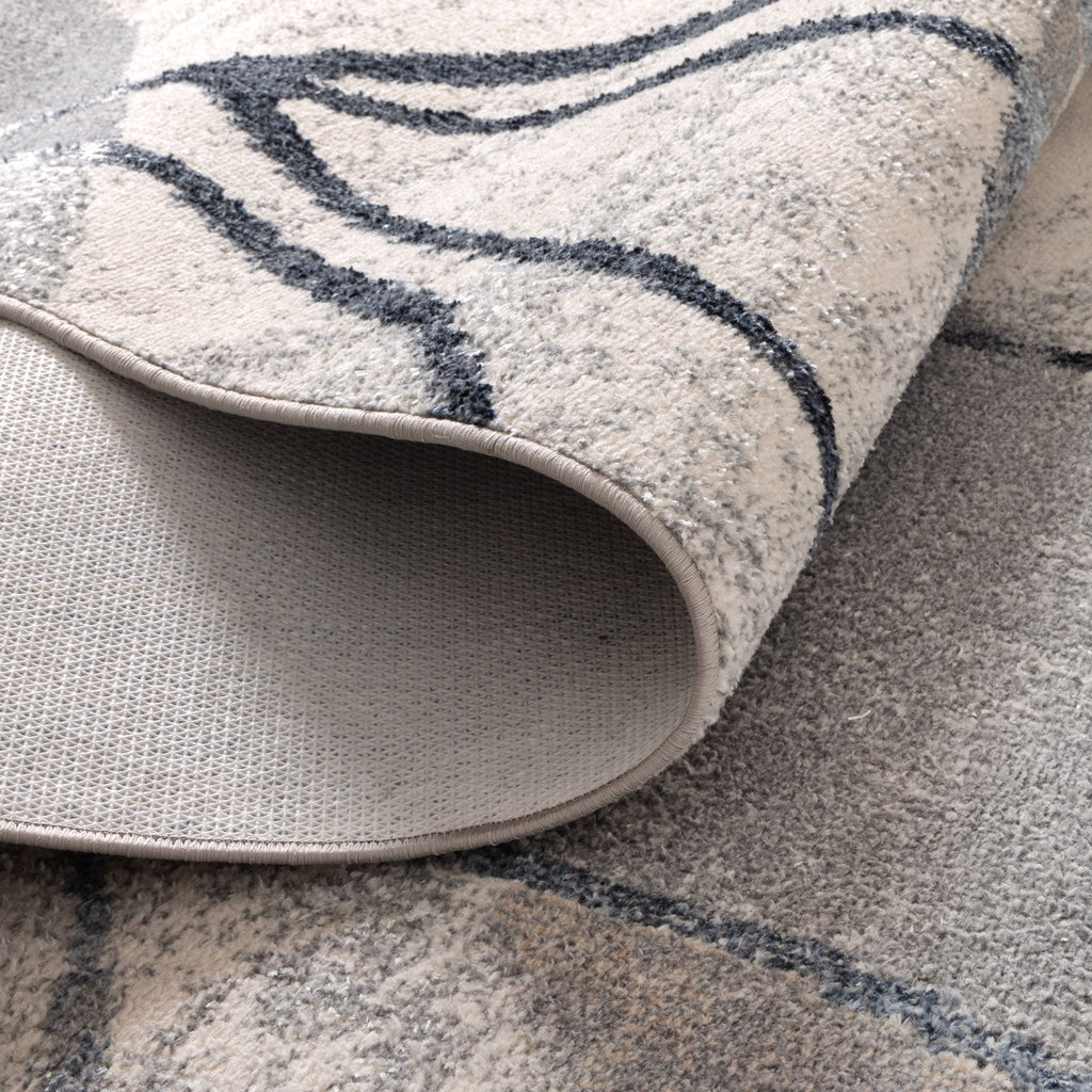 Santana Rhythm Grey Blue Rug - SANTA07 – view 4