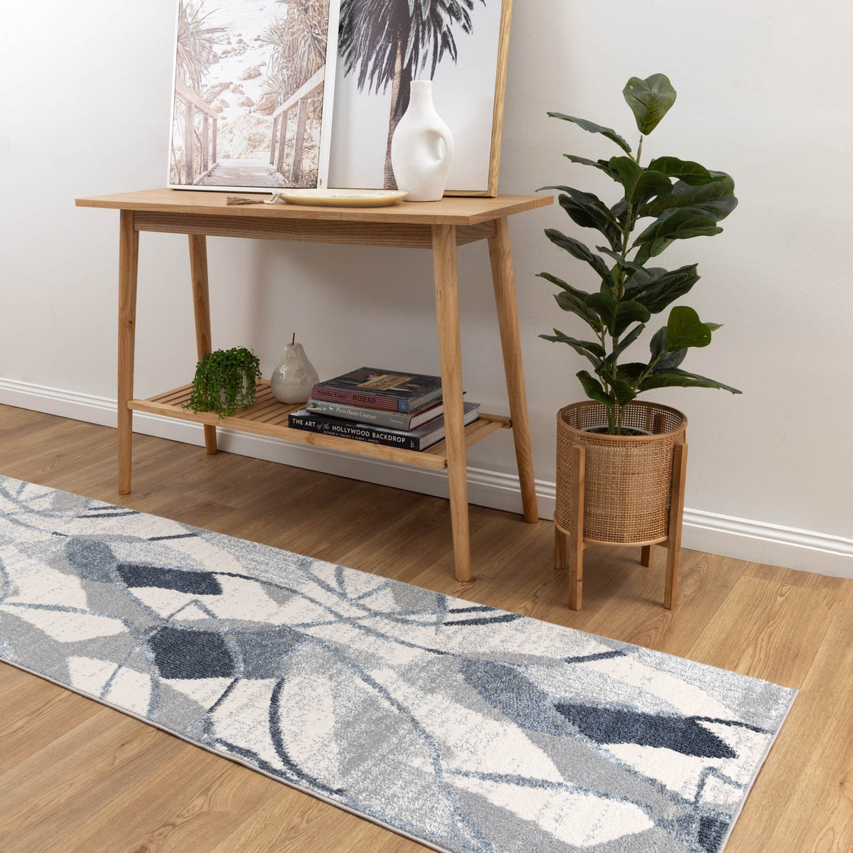 Santana Rhythm Grey Blue Rug - SANTA07 – view 7