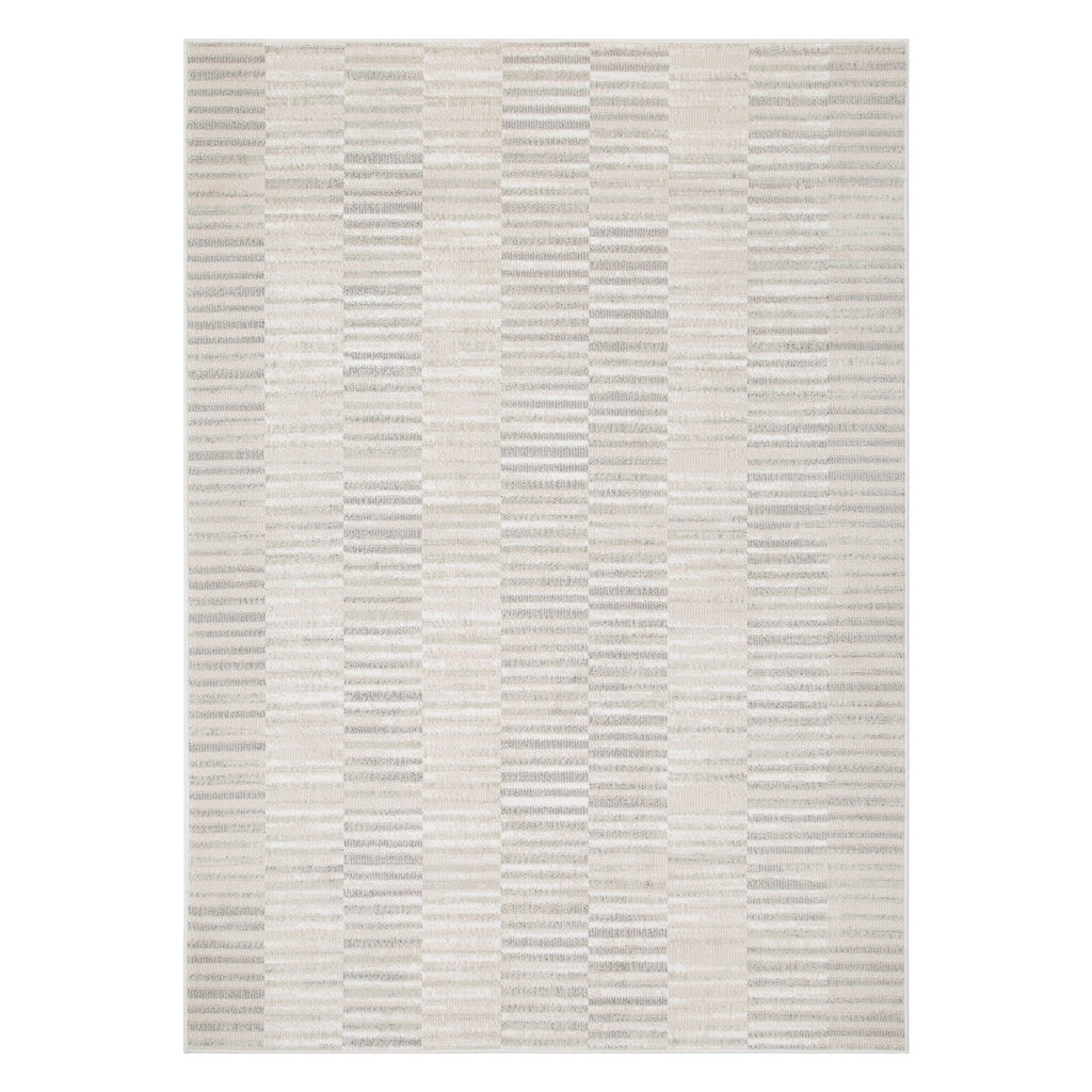 Santana Lines Neutral Rug - SANTA08 – view 2
