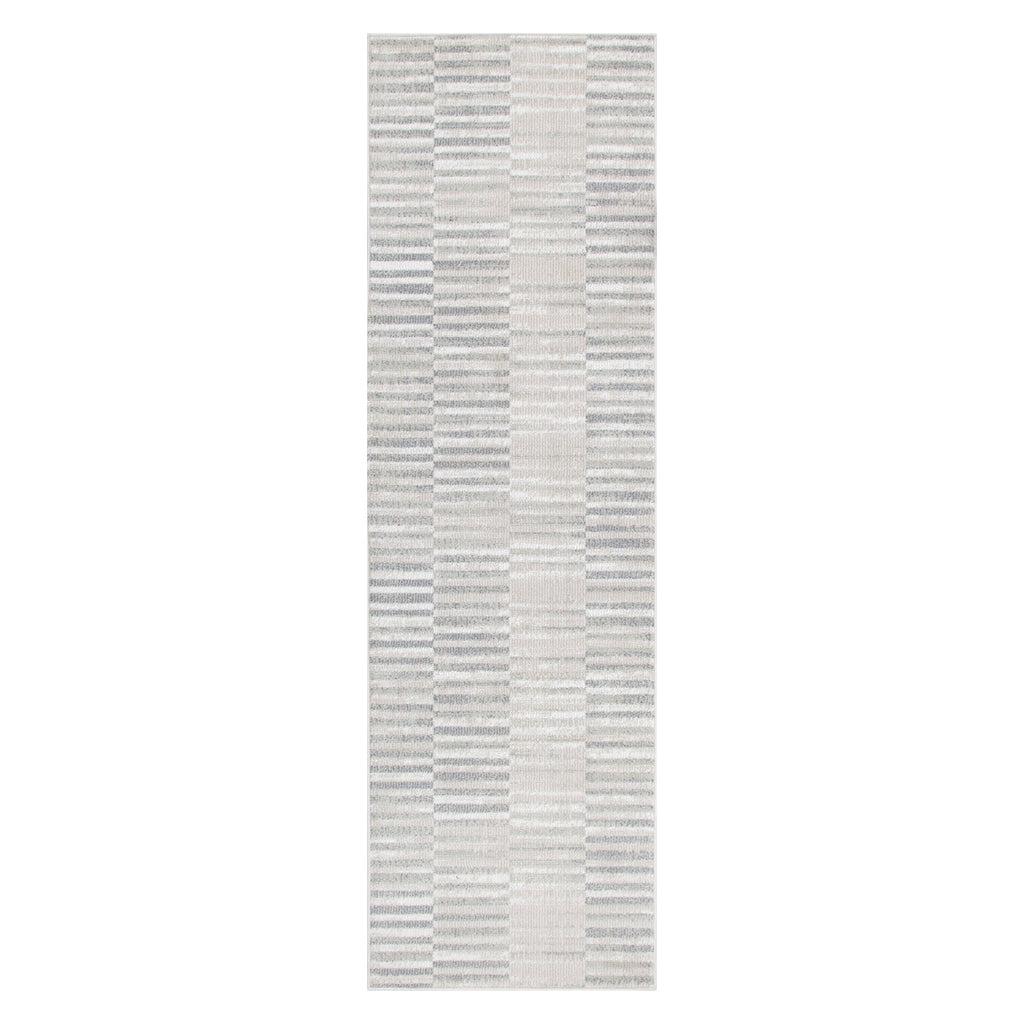 Santana Lines Neutral Rug - SANTA08 – view 8