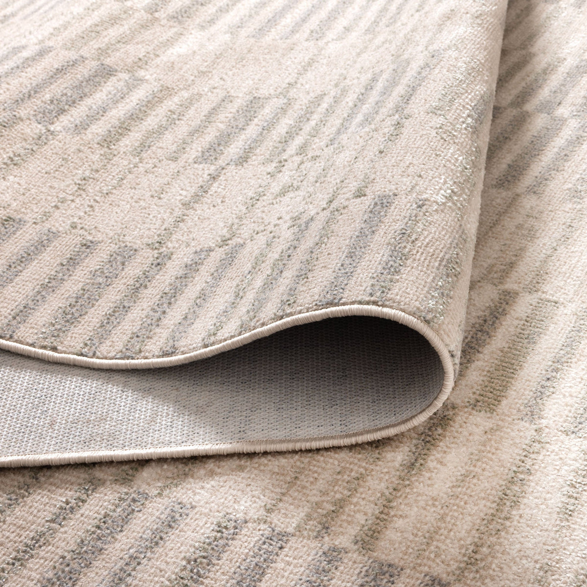 Santana Lines Neutral Rug - SANTA08 – view 4