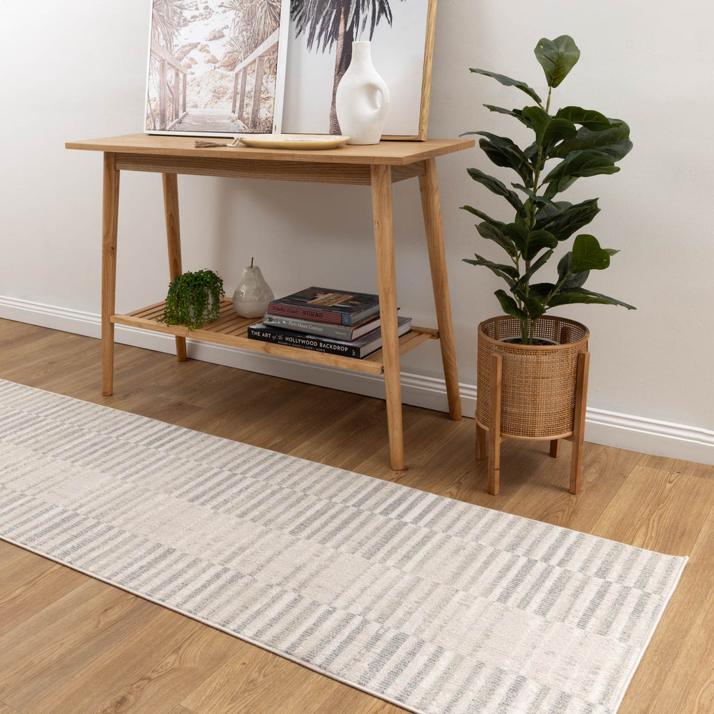 Santana Lines Neutral Rug - SANTA08 – view 7