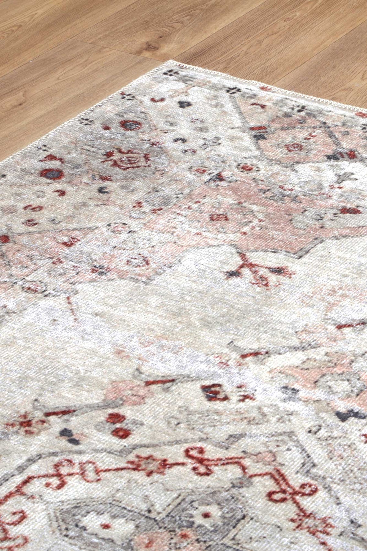Vintage Crown Sauville Ivory Blush Washable Rug - 2463-00 – view 7