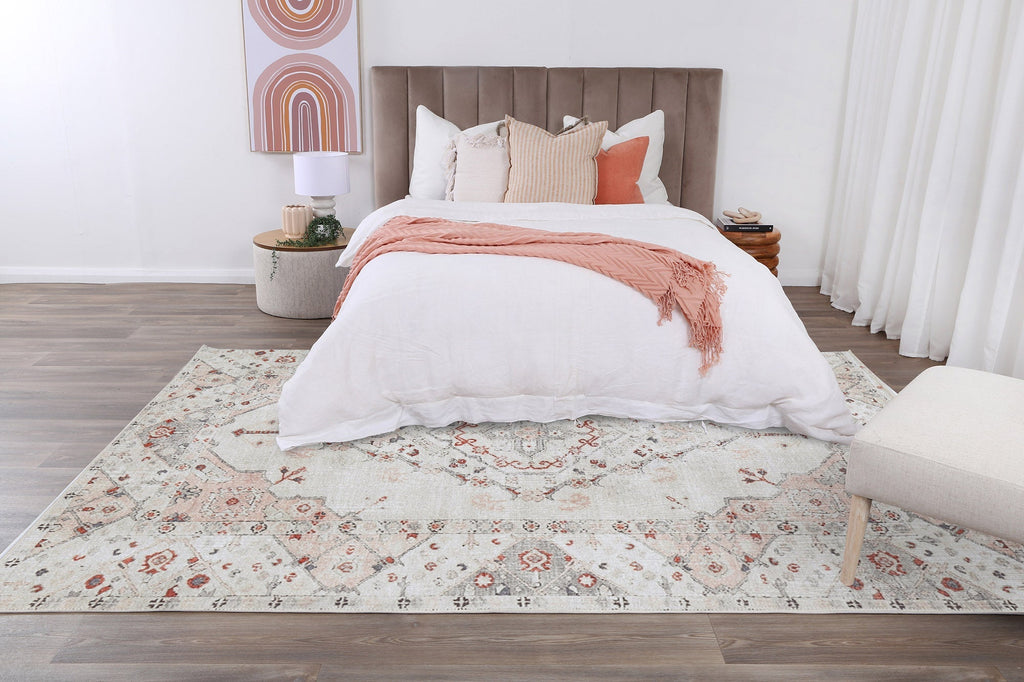 Vintage Crown Sauville Ivory Blush Washable Rug - 2463-00 – view 4