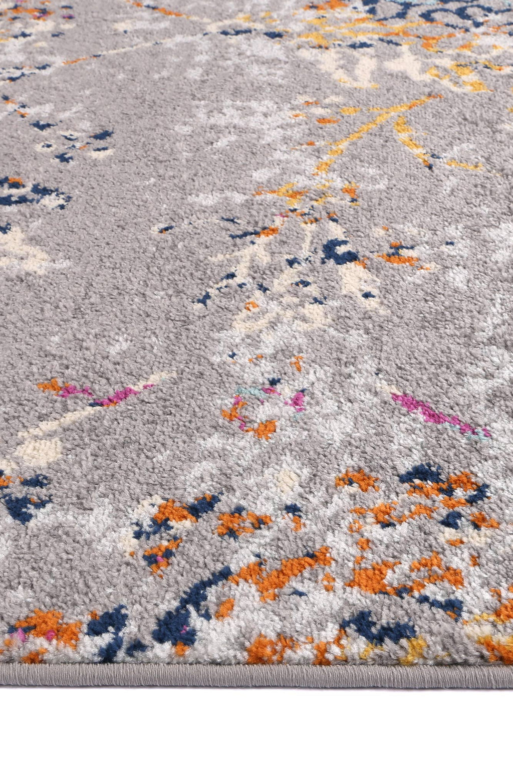 Sicily Catina Grey & Multi Contemporary Rug - 01 – view 3