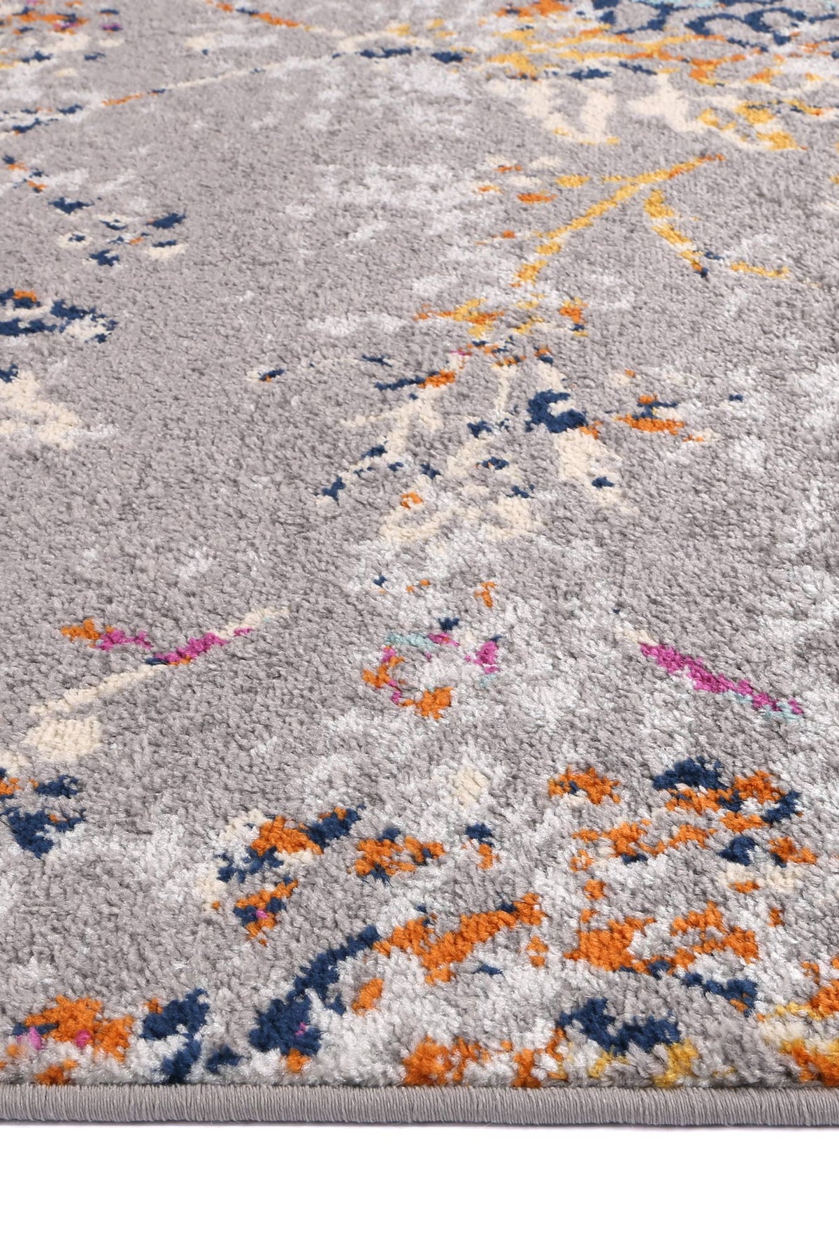 Sicily Catina Grey & Multi Contemporary Rug - 01 – view 3