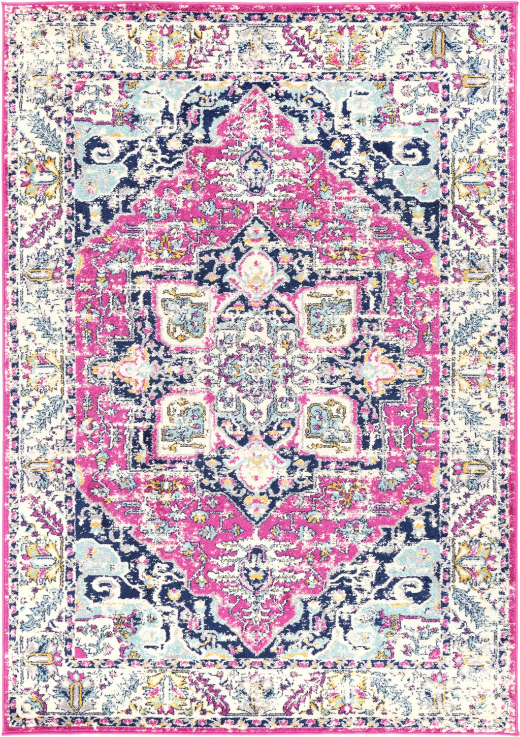 Sicily Carleone Pink & Blue Transitional Rug - 08 – view 2
